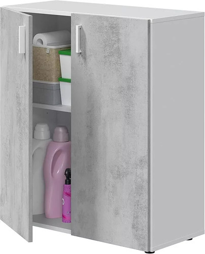 Fresno grey and white door - white,