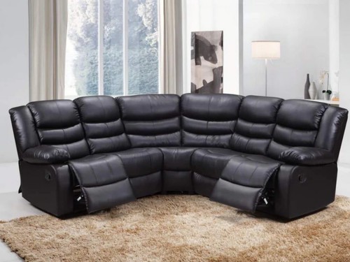 Roma leather corner recliner - roma,