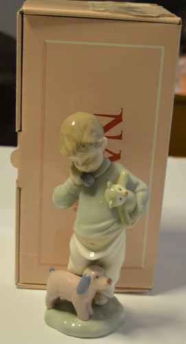 Lladro nao 01044 boy phone - lladro,