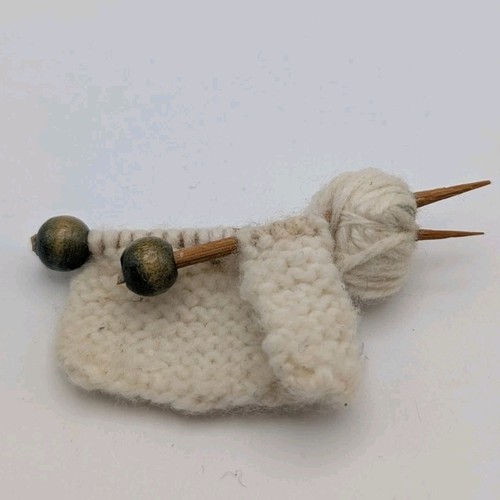 Handmade miniature knitting - handmade,