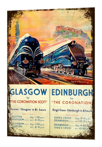 Coronation scot train retro - coronation,