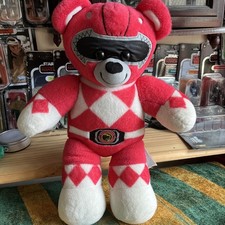 Build A Bear Workshop Power Rangers Red Ranger Soft Plush Bear