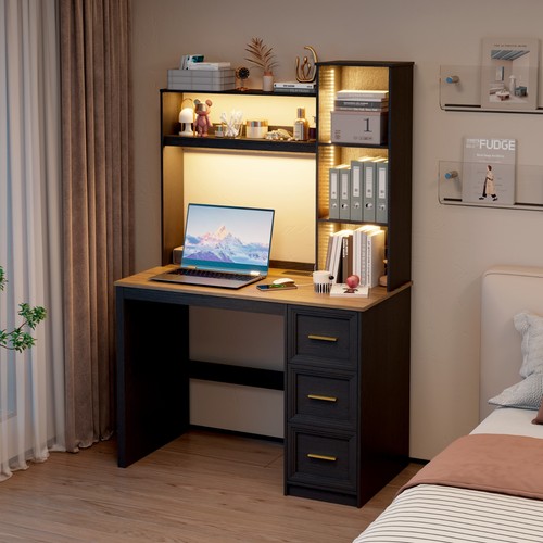 Computer desk with hutch - computer,