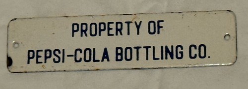 Vintage pepsi cola porcelain - vintage,