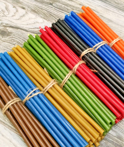 Candles pieces handmade - pieces.,