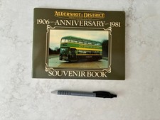 ALDERSHOT & DISTRICT 1906 - 1981 ANNIVERSARY SOUVENIR BOOK