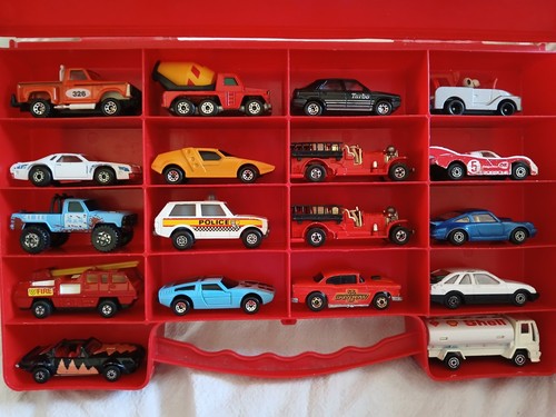 1985 matchbox carry case with - 1985,