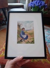 Stunning Watercolour Print Birket Foster, Renowned North East Artist, Framed