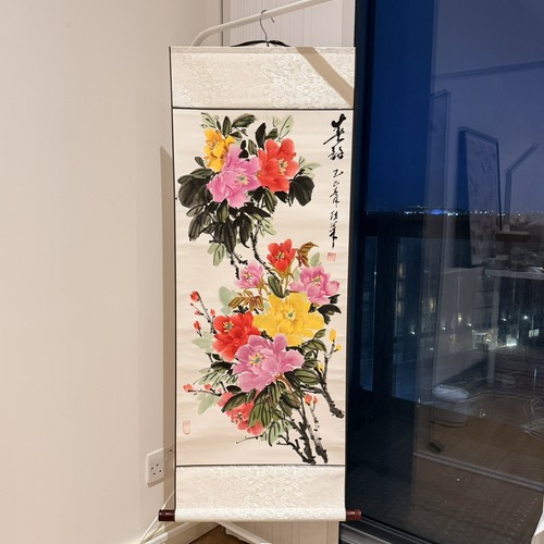 Hand painted peony - hand-painted,