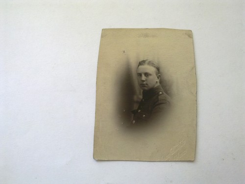 Ww1 postcard soldier in - ww1,