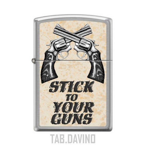 Zippo lighter pistols crossed - zippo,