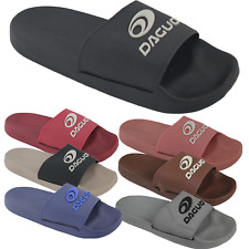 MENS LIGHTWEIGHT SLIDERS SUMMER POOL BEACH FLIP FLOPS SHOWER BOYS SHOES GIRLS SZ