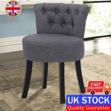 Linen Dressing Table Stool