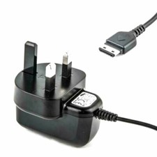 100% Original Samsung ATADS30UBE UK 3-Pin Mains Phone Wall Plug Charger Black