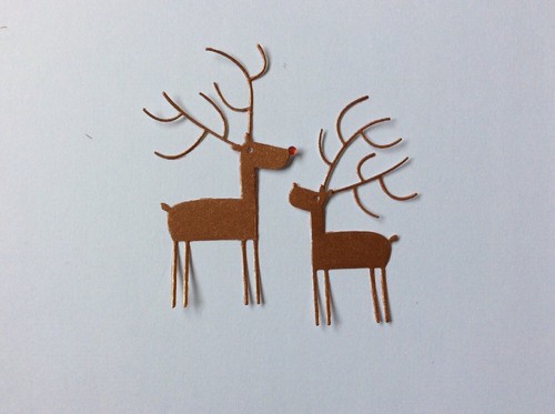 Reindeer die cuts - reindeer,