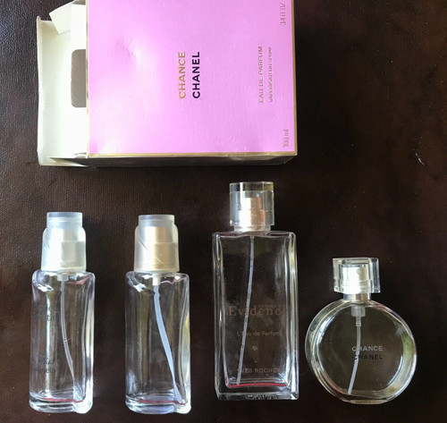 Lot empty perfume bottles - 4,