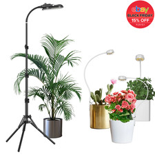 SANSI LED Grow Light With Stand 45W Indoor Plant Veg Growing Lamp Full Spectrum