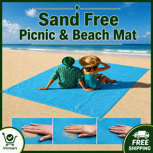 Waterproof sand free beach mat - beach,