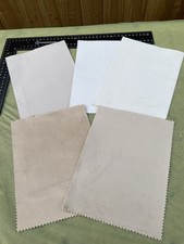  PIECES BEIGE 5 Samples Suede