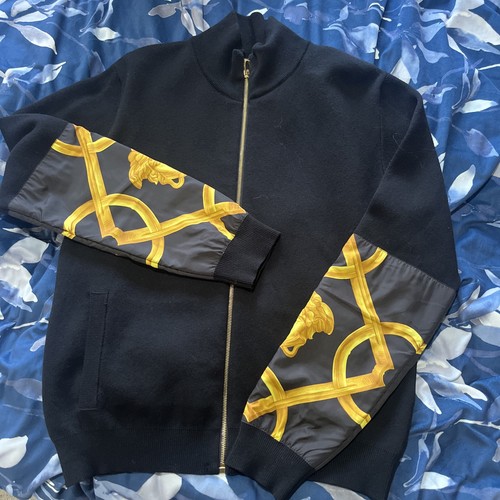 Versace knit zip through - zip,