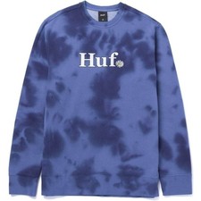 BNWT HUF In Bloom Tie Dye Crew