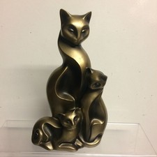 Bronze Effect Cat Ornament