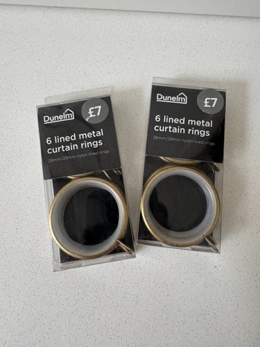 Dunelm lined metal curtain