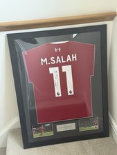 Mo Salah Liverpool 2024/25 Framed Signed Shirt