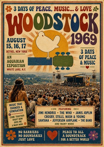 1969 woodstock music - woodstock,
