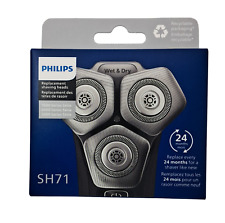 Philips GENUINE SH71 Blades All S7000; Fits Angular-Shaped S5000 SH71/50 SteelPr