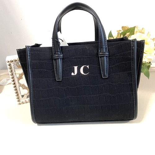 Zara black pink initials - pink, jc