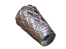 Silver Plated Pattern Embossed Walking Stick Handle Small