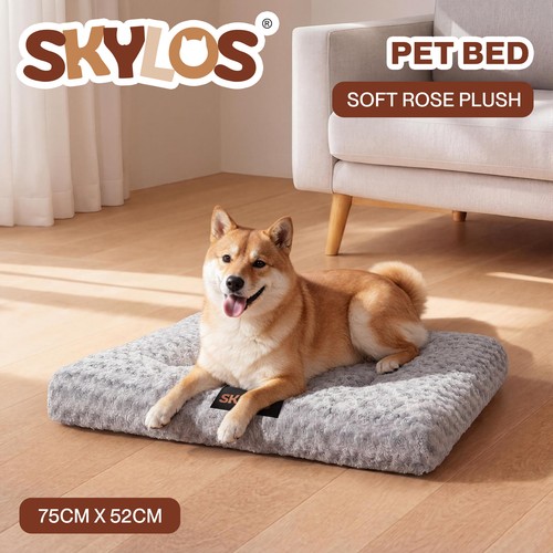 Skylos plush dog bed soft - plush,