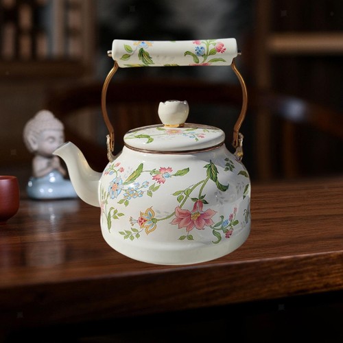 Enamel tea kettle - enamel,