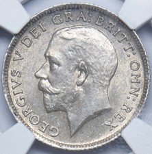 1914 Sixpence (NGC MS 63) -
