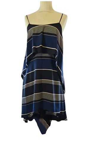 Halston heritage navy striped - halston,
