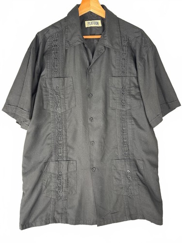 Platoon grey cuban guayabera - platoon,