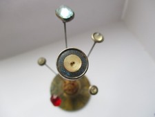 Victorian hat pins glass topped x 6