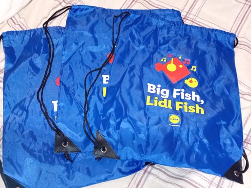 Lidl drawstring bags - 3x,