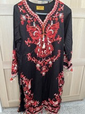 Sana Safinaz Black & Red
