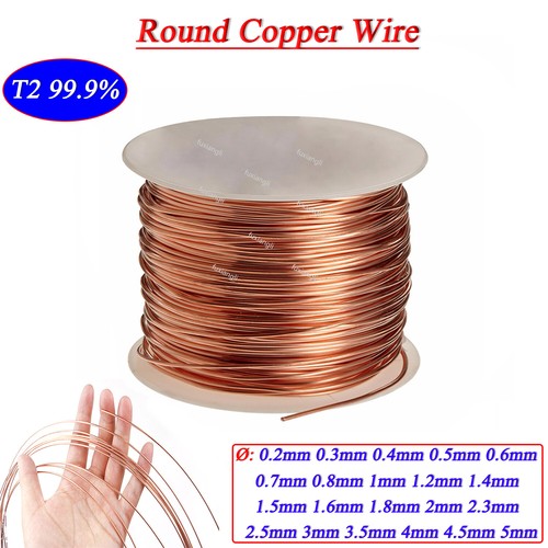 Round solid bare copper - round,