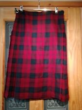 Kilt Highland Home LADIES SCOTTISH TRADITIONAL TARTAN KILT Red Size 14