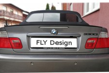 Fits BMW 3 Series E46 tuning compact spoiler rear lip carbon look slim lip be