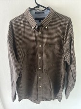 Vintage Tommy Hilfiger Shirt Men's Large Long Sleeve Collared Button Up