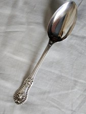 Victorian Scottish Sterling Silver Kings Shape Grecian Ptn Teaspoon Glasgow 1847