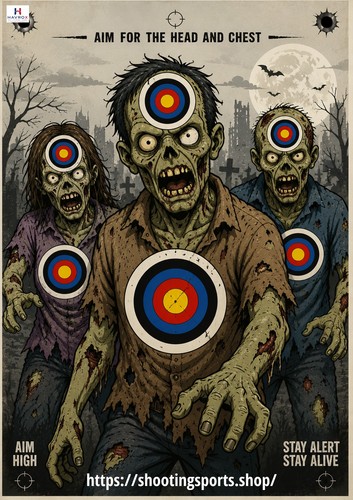 Zombie archery target pack - zombie,