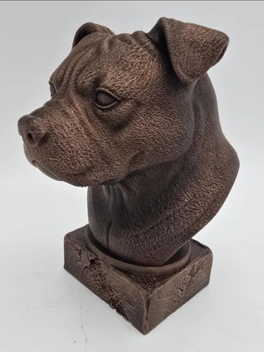 American bully bust sculpture - bully,
