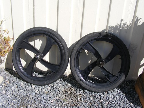 Vintage pair black - pair, bmx