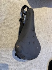 Antique bicycle saddle dunlop - bicycle,