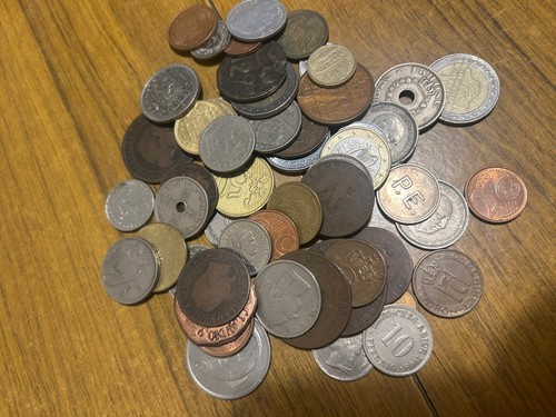 Bulk lot old coins - bulk, of